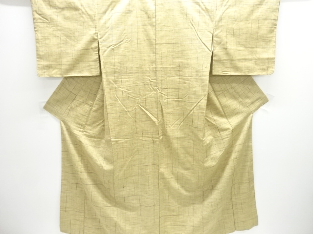 JAPANESE KIMONO / TSUMUGI / WOVEN GRID
